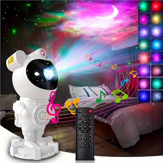 Proyector & Bocina Astronauta Bluetooth