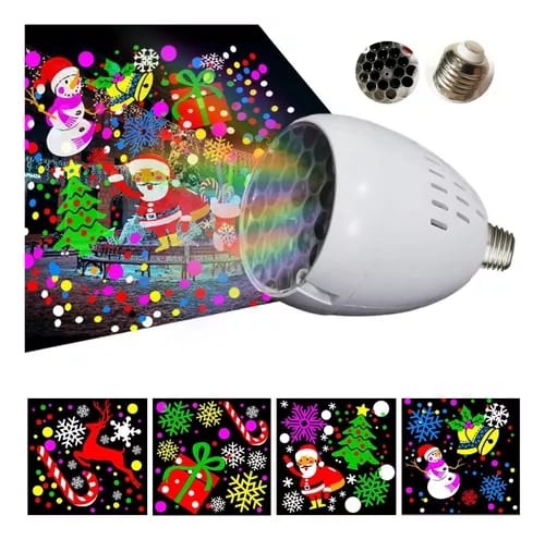 Foco Proyector: Ilumina tu Hogar con Magia Navideña